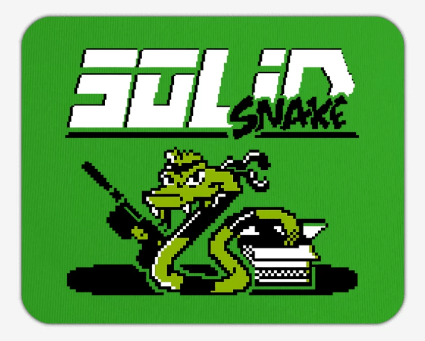 Mousepad Verde jade de Solid Snake