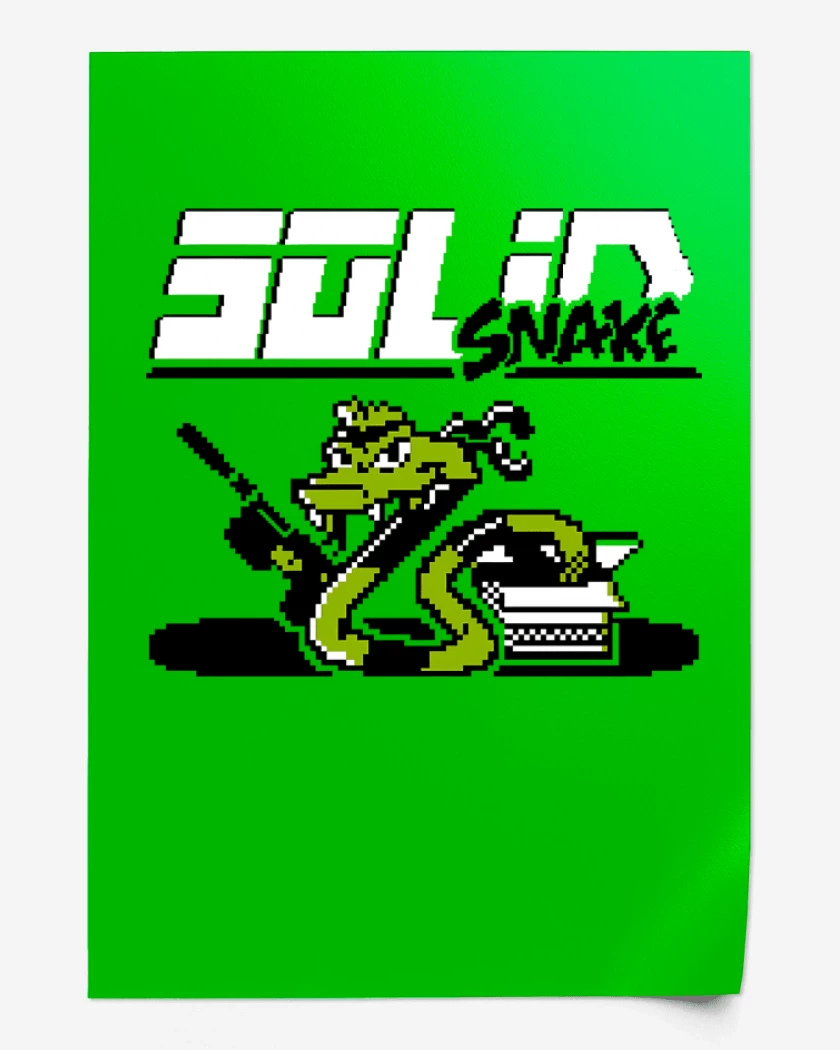 Print Solid Snake