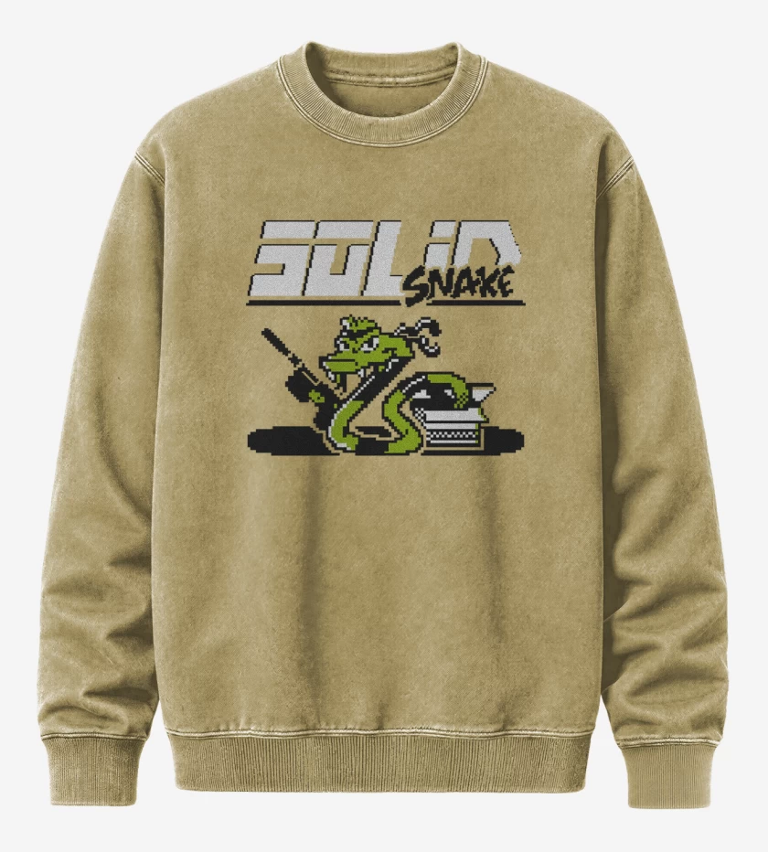 Poleron Polo Acid Wash Beige de Solid Snake