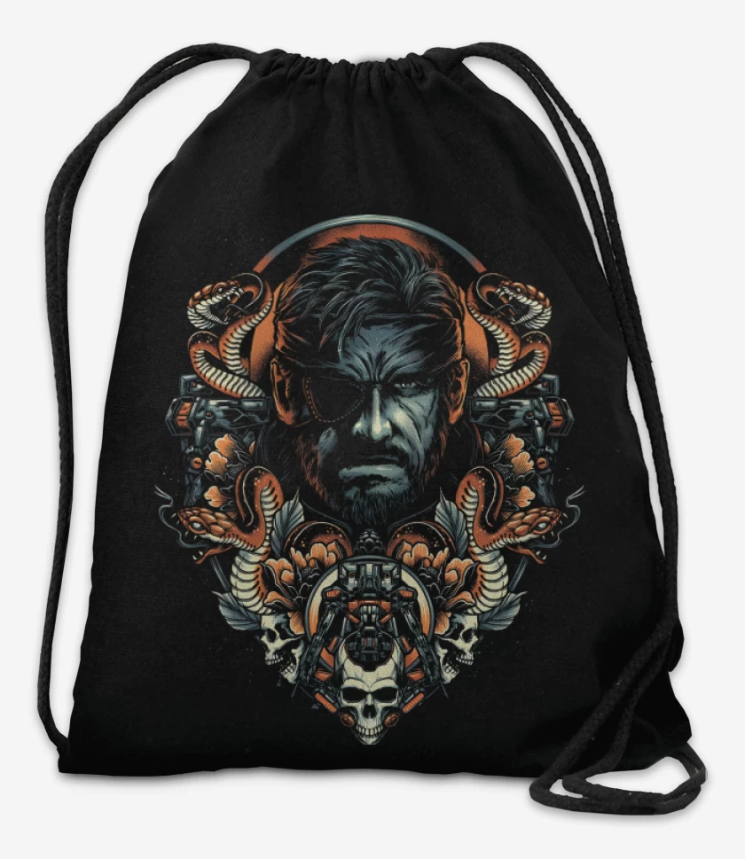 Mochila Negro de Naked Snake