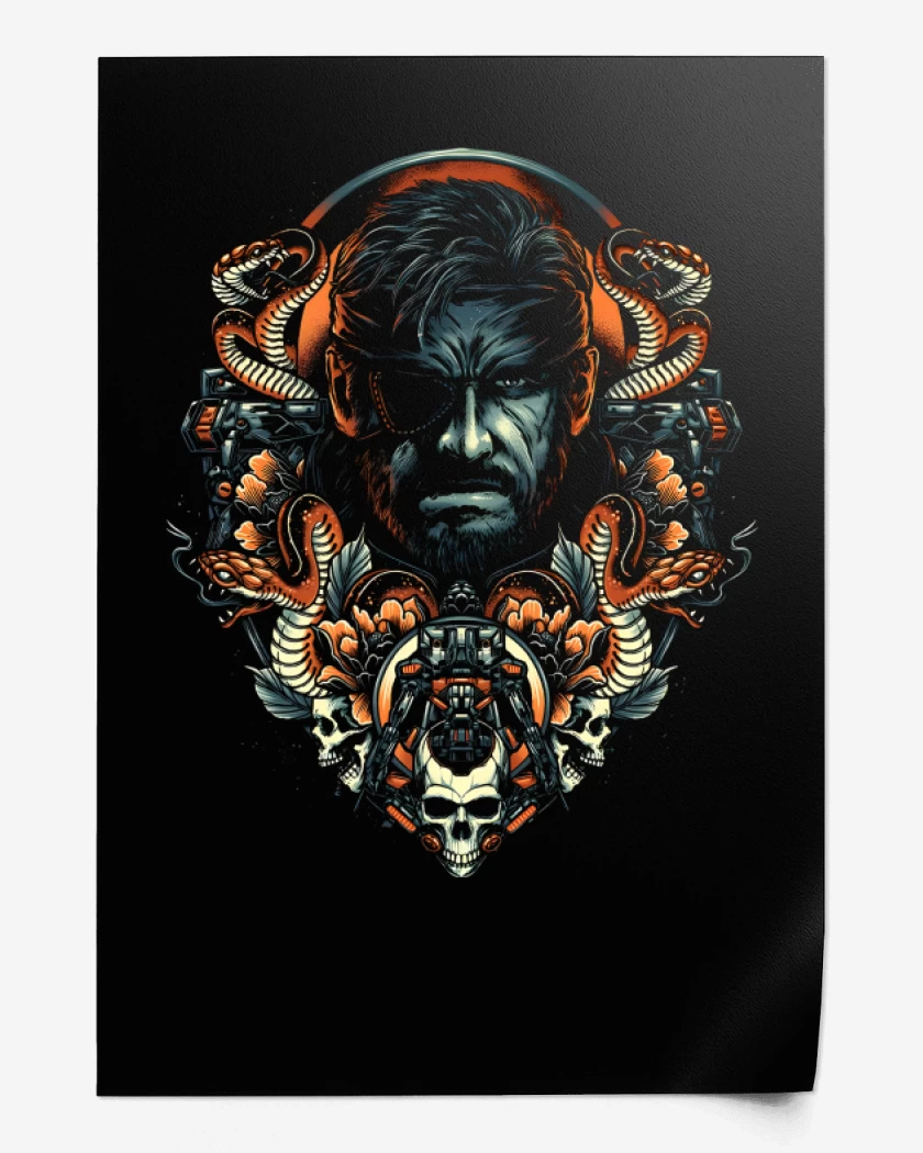 Print Naked Snake