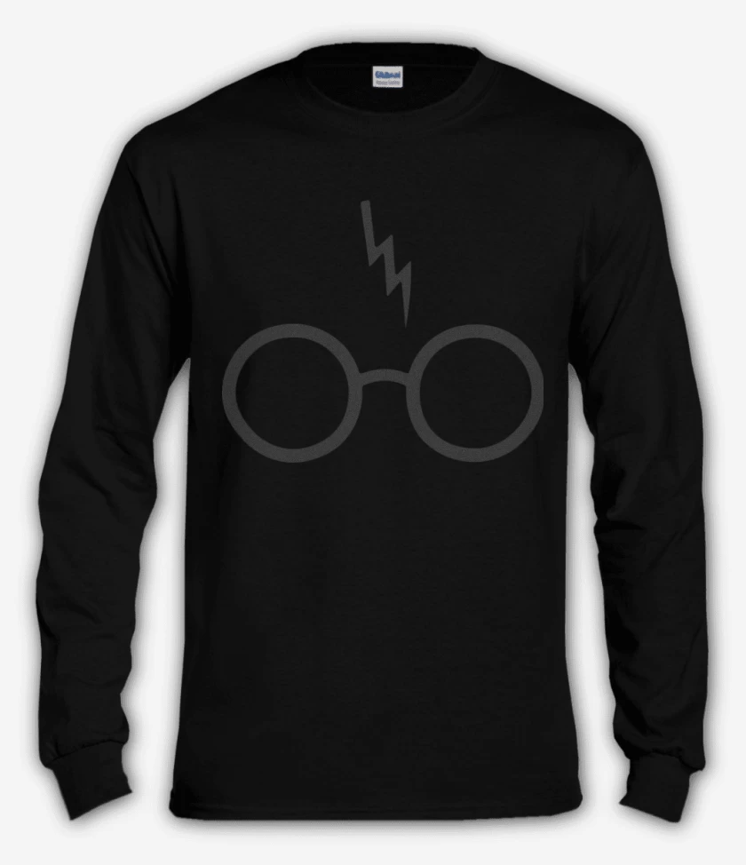 Polera manga larga Negro de Harry