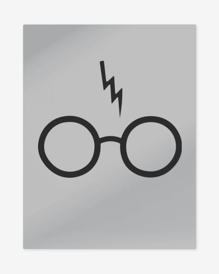 Print metalico Gris Melange de Harry
