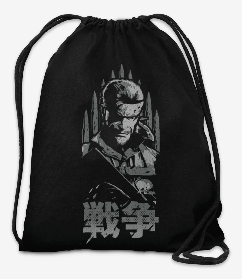 Mochila Negro de Big Boss Snake