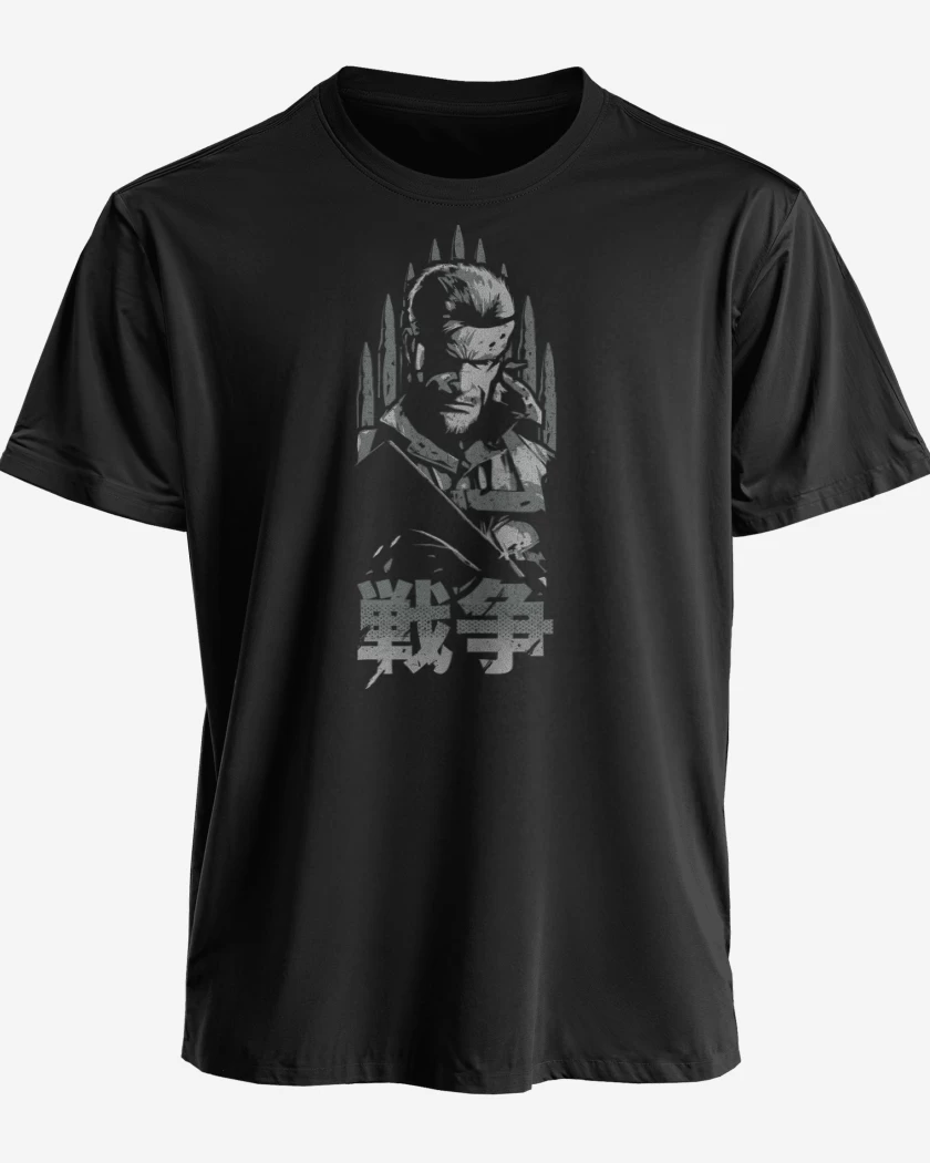 Polera premium Negro de Big Boss Snake