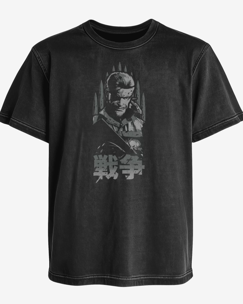 Polera desgastada Big Boss Snake
