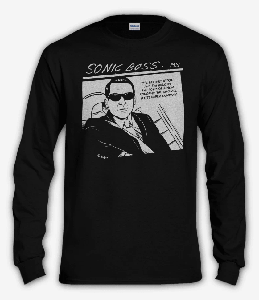 Polera manga larga Negro de Its Britney