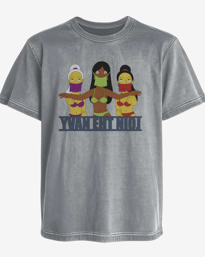 Polera desgastada yvaN ehT nioJ