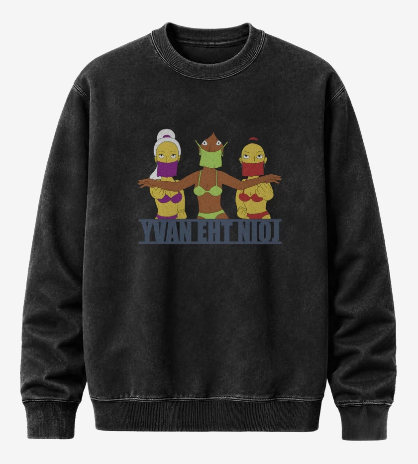 Poleron Polo Acid Wash Negro de yvaN ehT nioJ