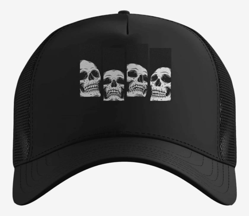 Gorro Black Flag skull