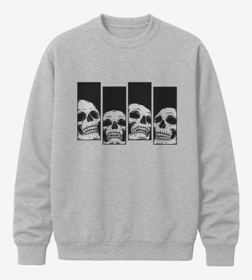 Poleron polo Black Flag skull