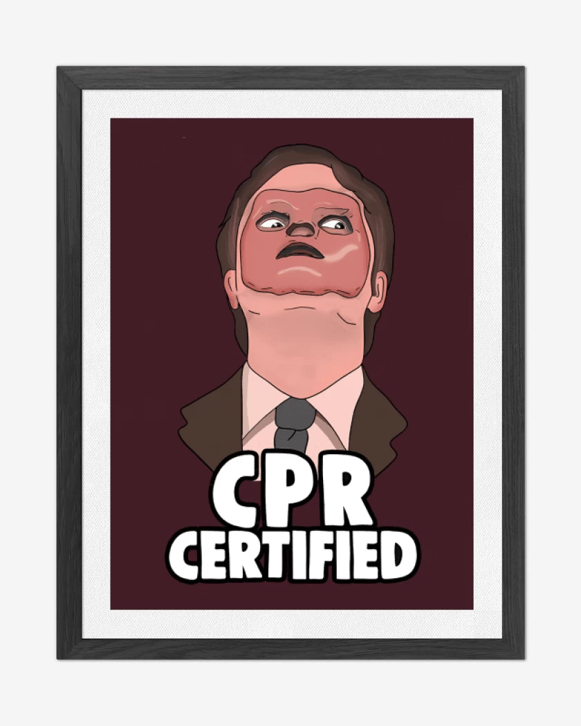 Cuadro decorativo Burdeo de CPR certified