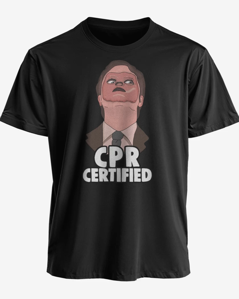 Polera premium Negro de CPR certified