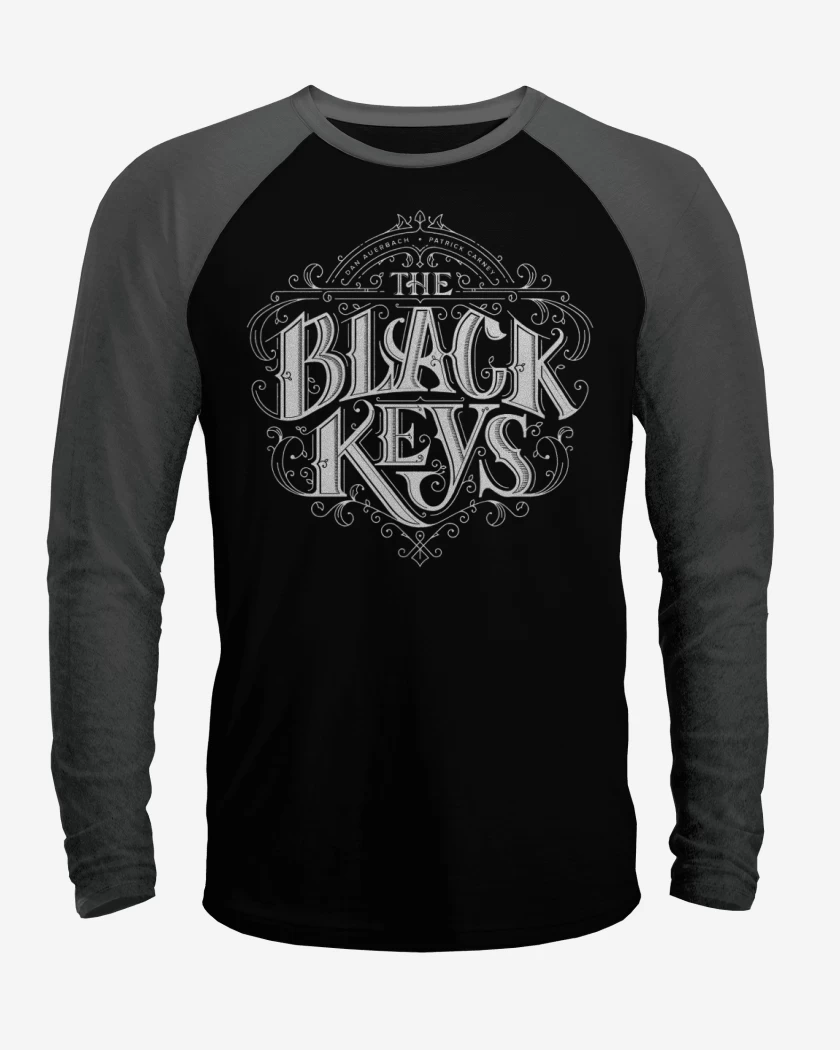 Polera Raglan Black Keys