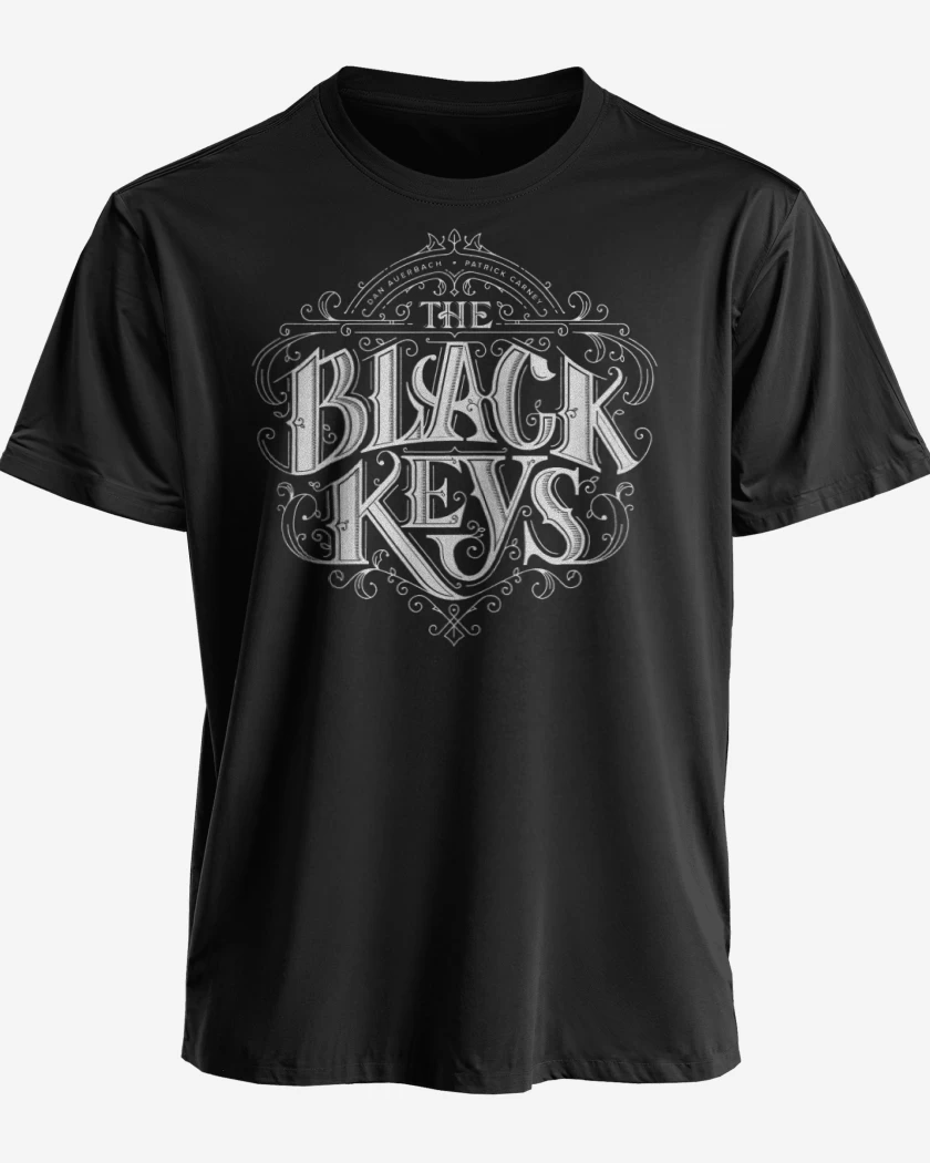 Polera premium Negro de Black Keys