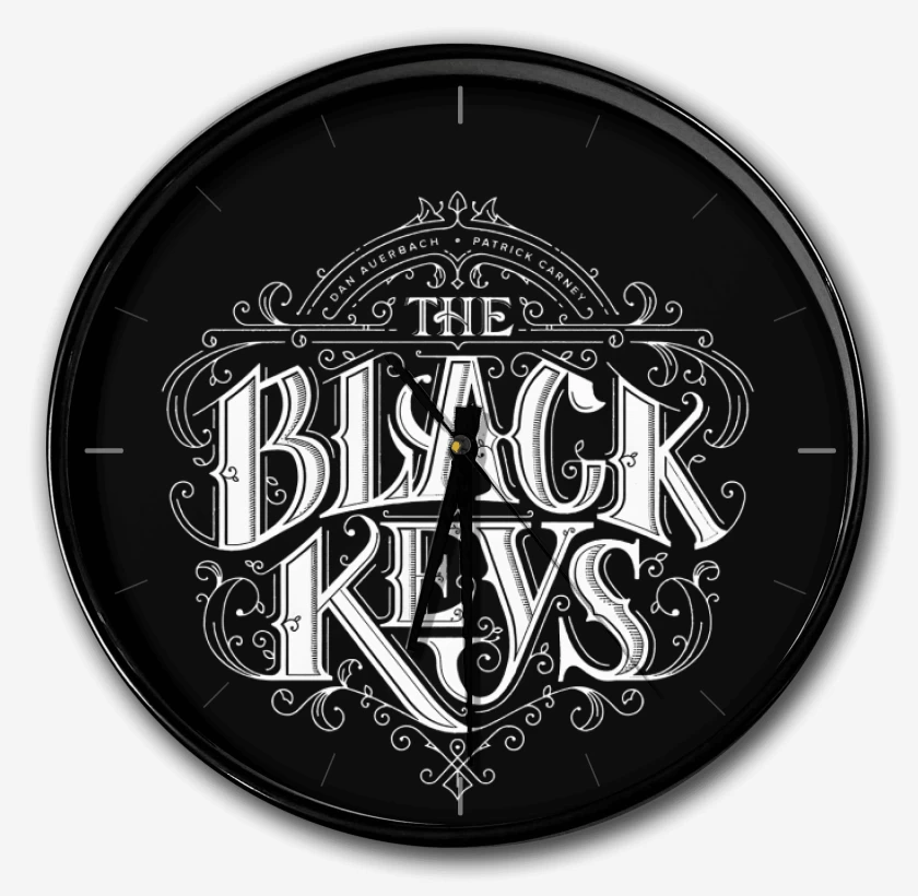 Reloj Negro de Black Keys