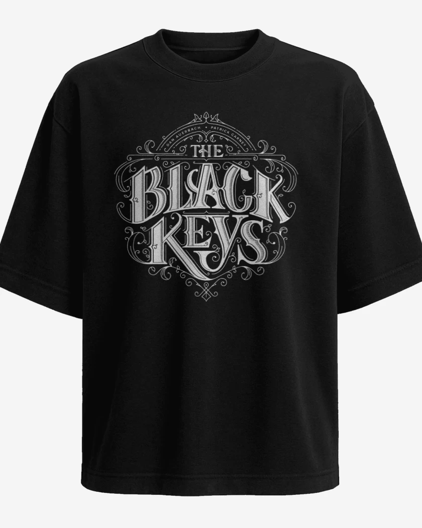 Polera Oversize Negro de Black Keys