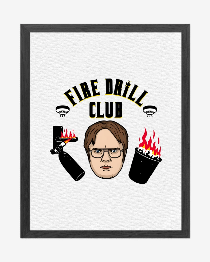 Cuadro decorativo Blanco de Fire Drill Club
