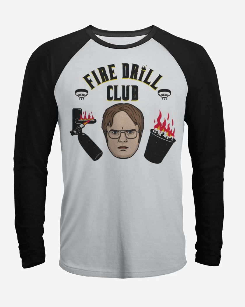 Polera Raglan Fire Drill Club