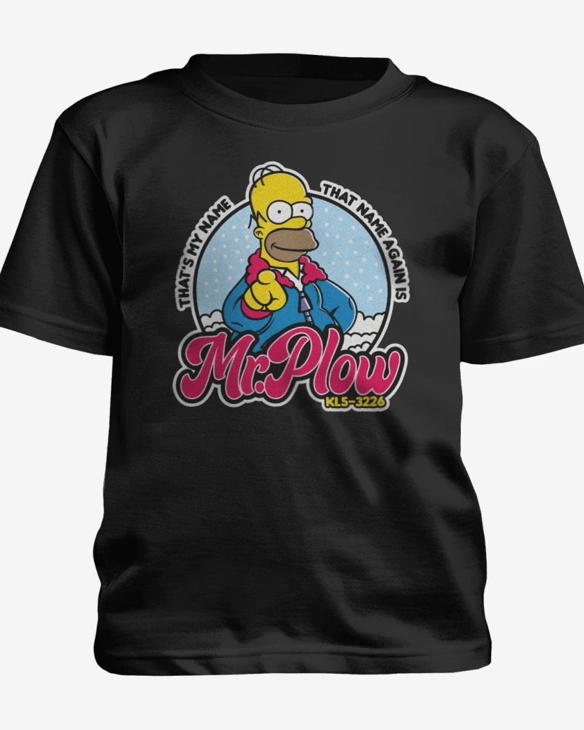 Polera de niño Negro de Mr. Plow