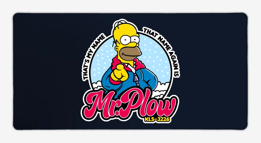 Mouse pad Gamer Azul Marino de Mr. Plow