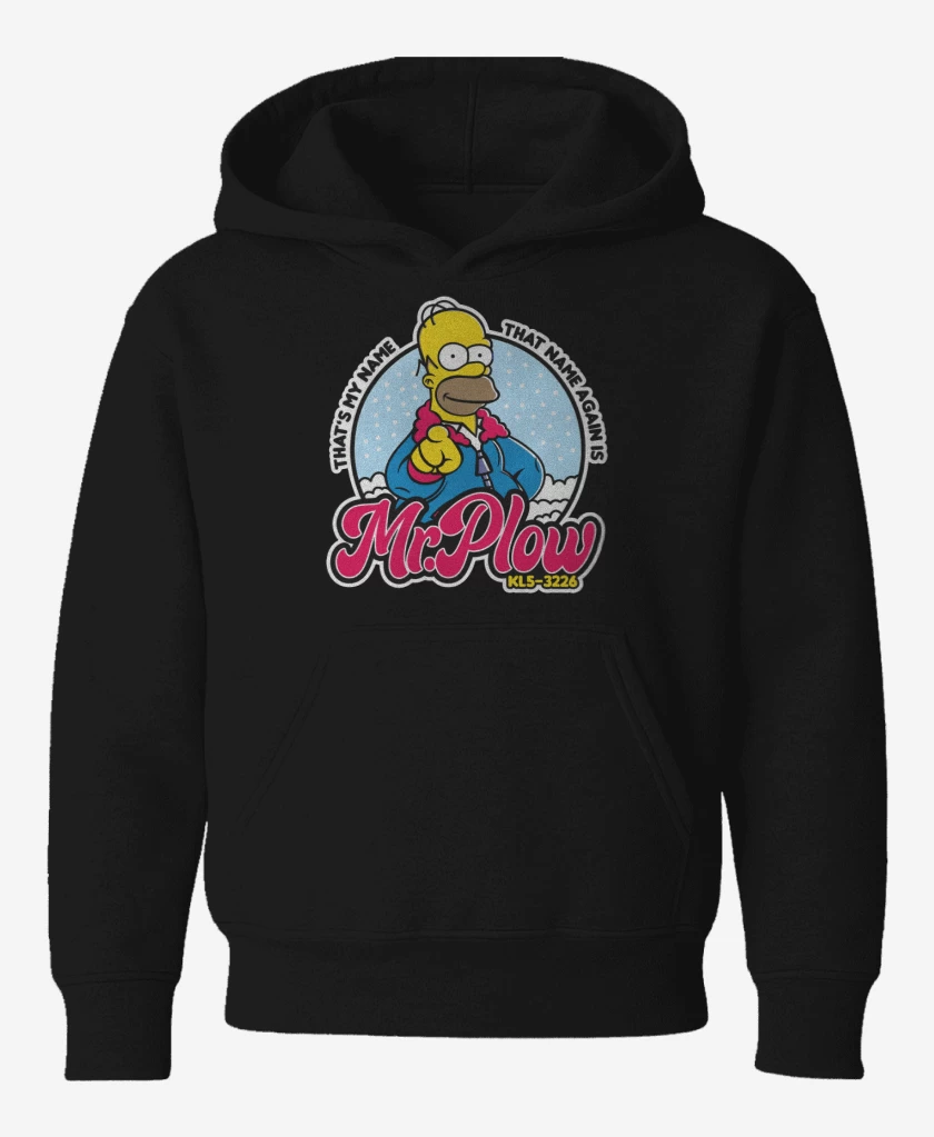 Poleron de niño Negro de Mr. Plow