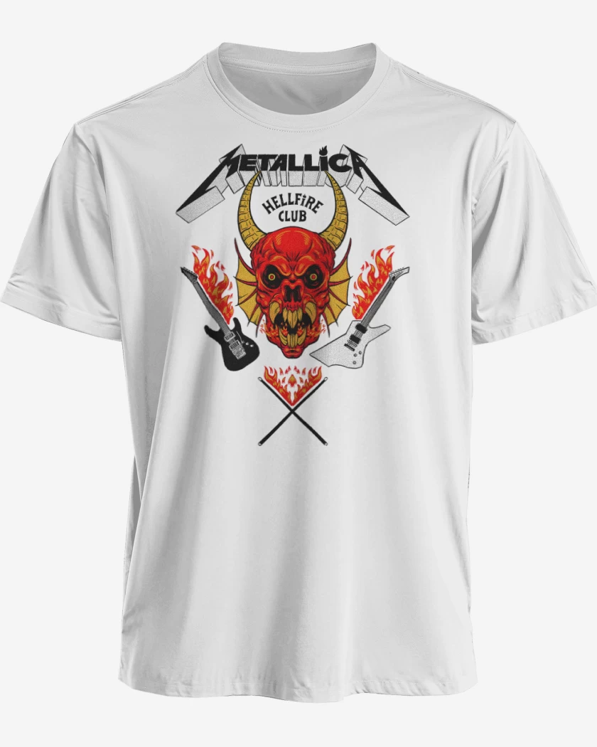 Polera premium Metallica Hellfire Club W