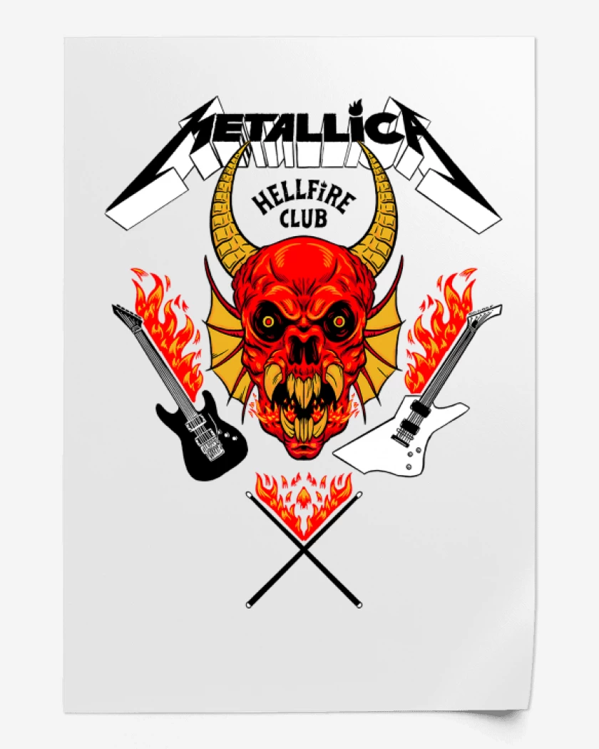 Print Metallica Hellfire Club W