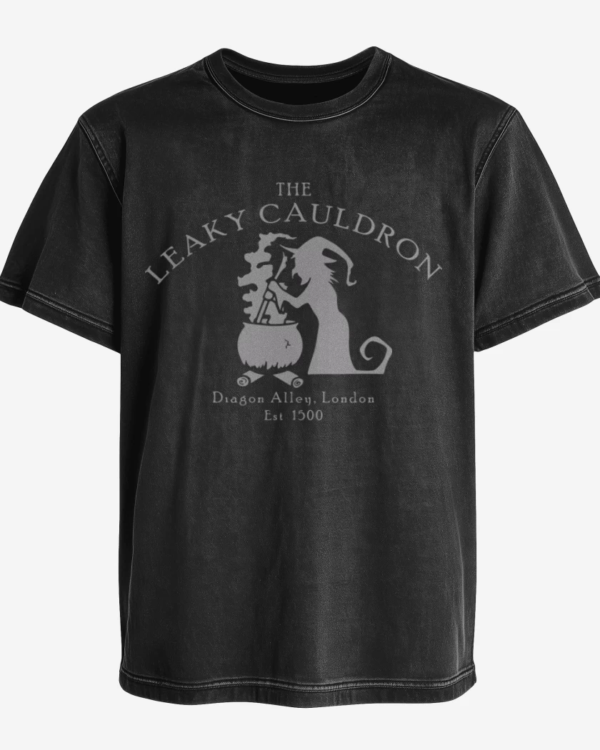 Polera desgastada Caldero chorreante