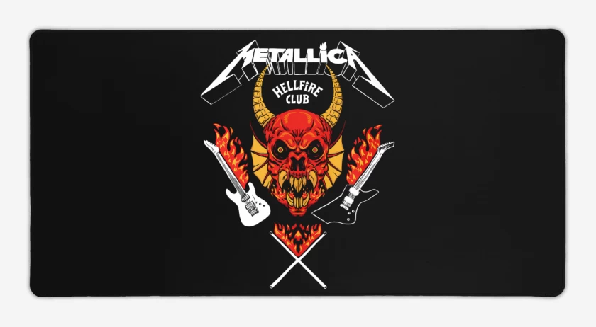 Mouse pad Gamer Metallica Hellfire Club B
