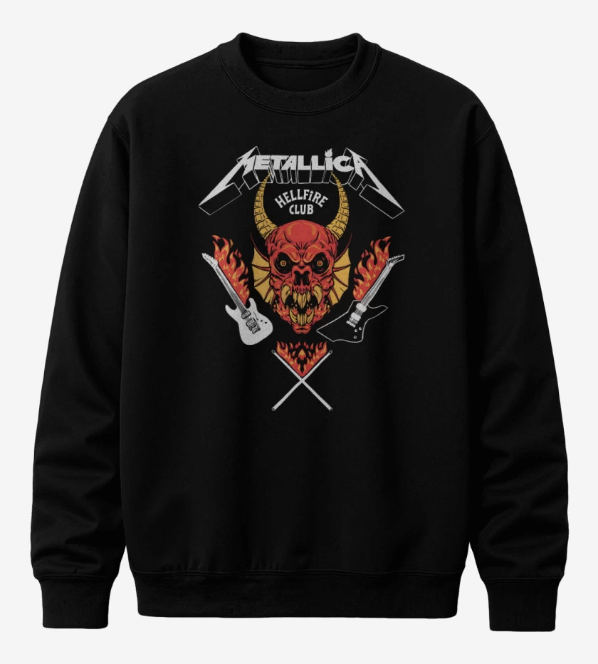 Poleron polo Metallica Hellfire Club B