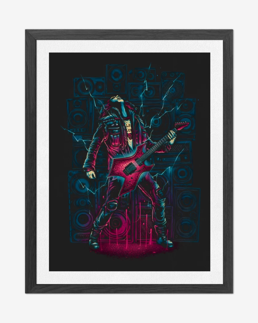 Cuadro decorativo Negro de Eddie Master of Puppets
