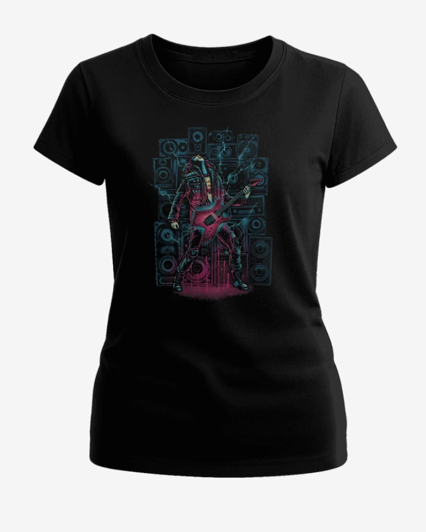 Polera de Mujer Negro de Eddie Master of Puppets