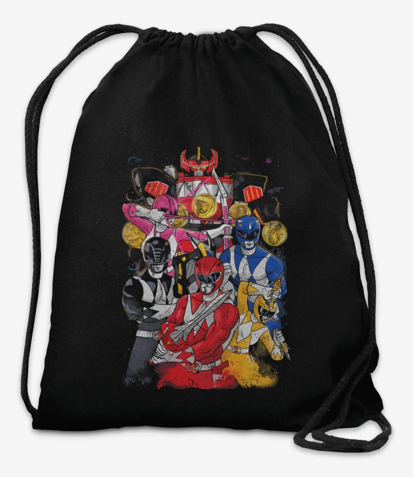 Mochila Negro de Guerreros Dinosaurio