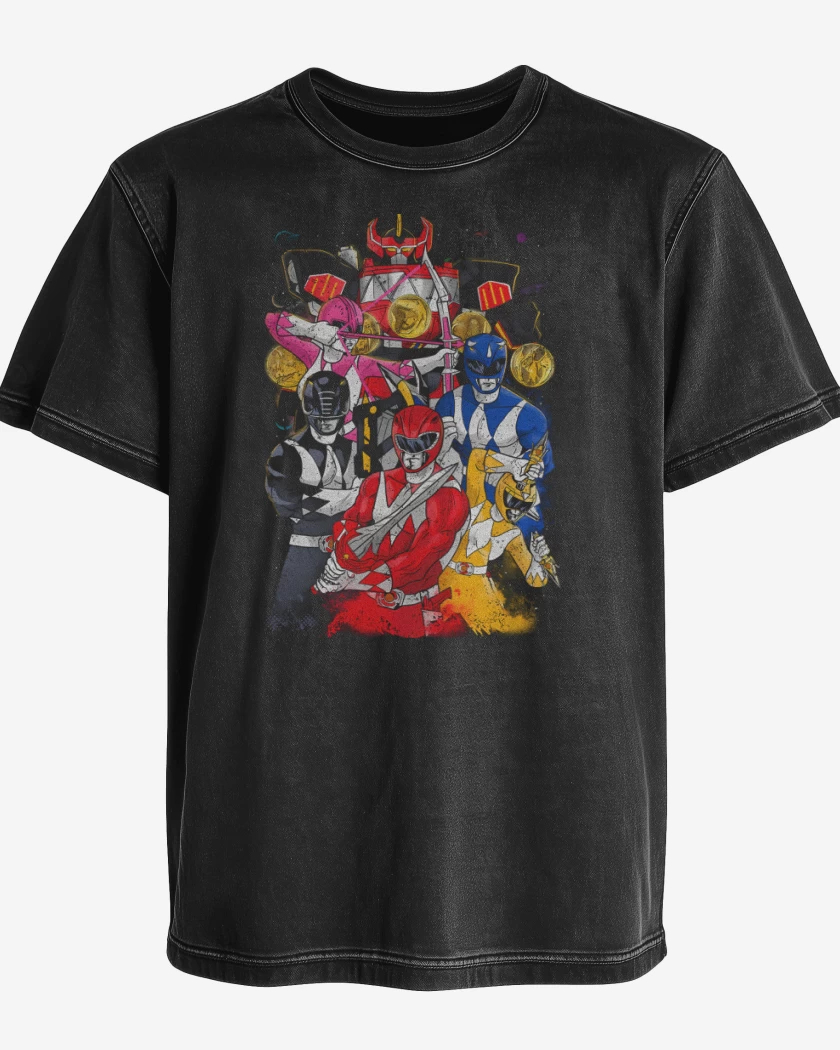 Polera desgastada Guerreros Dinosaurio