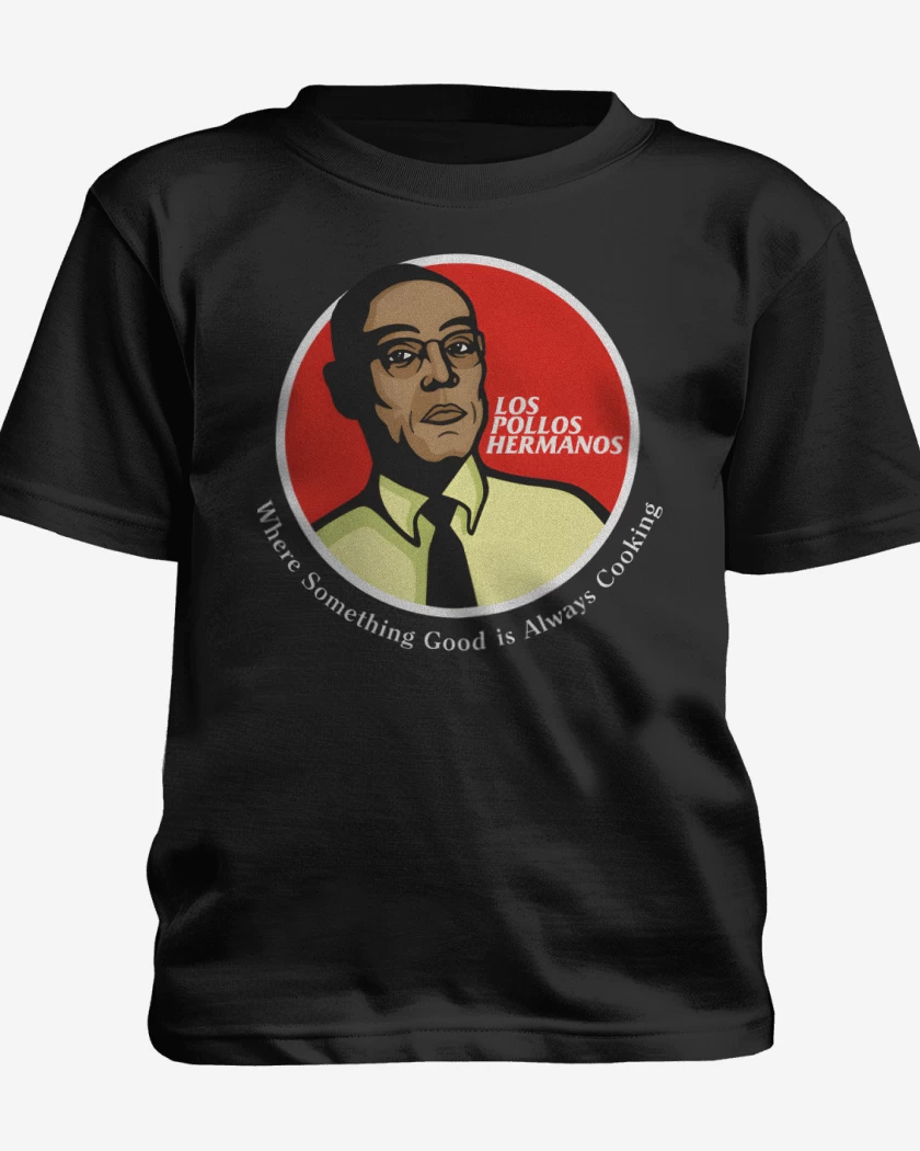 Polera de niño Negro de Gustave Fried Chicken Brothers