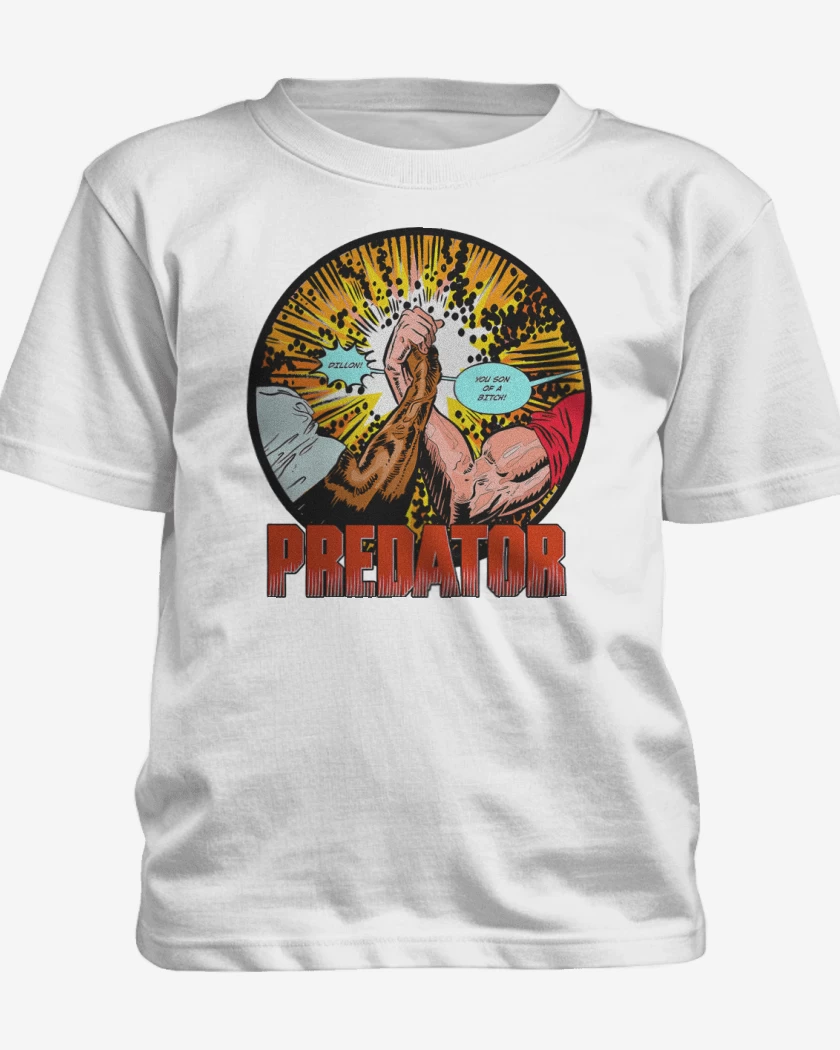 Polera de niño Blanco de Dillon Predator