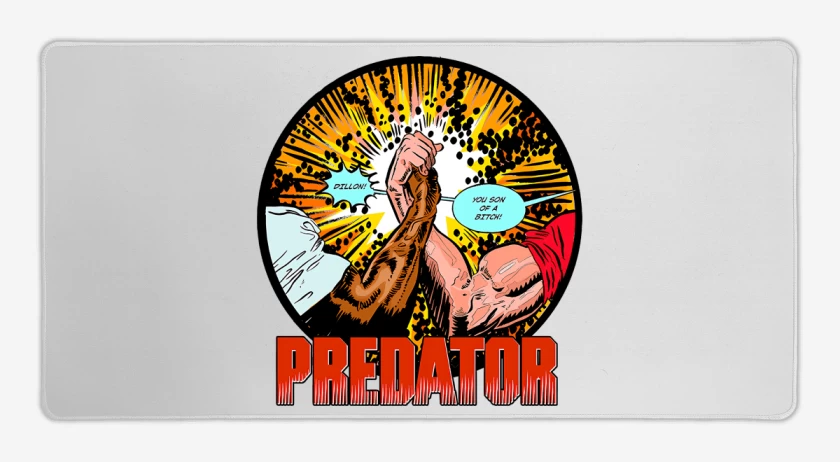 Mouse pad Gamer Blanco de Dillon Predator