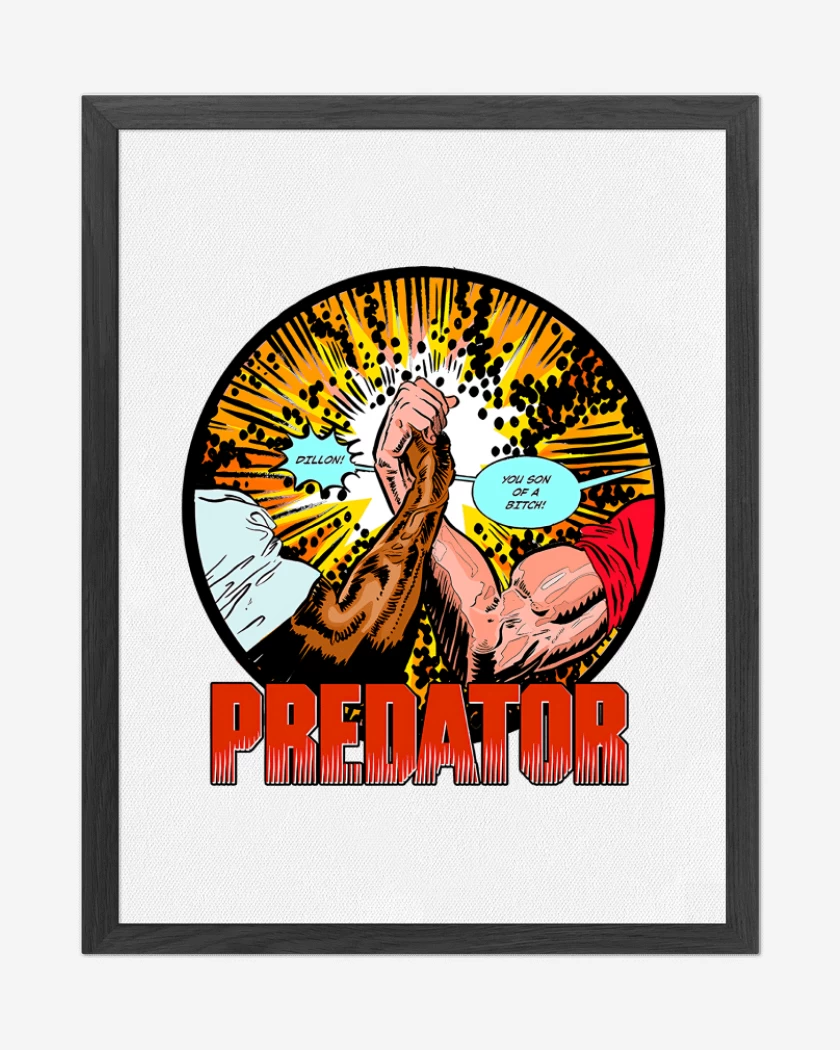 Cuadro decorativo Blanco de Dillon Predator