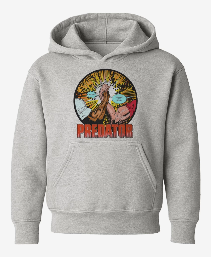 Poleron de niño Gris Melange de Dillon Predator