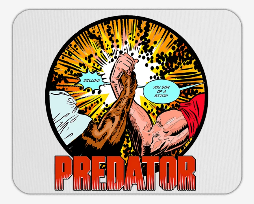 Mousepad Blanco de Dillon Predator