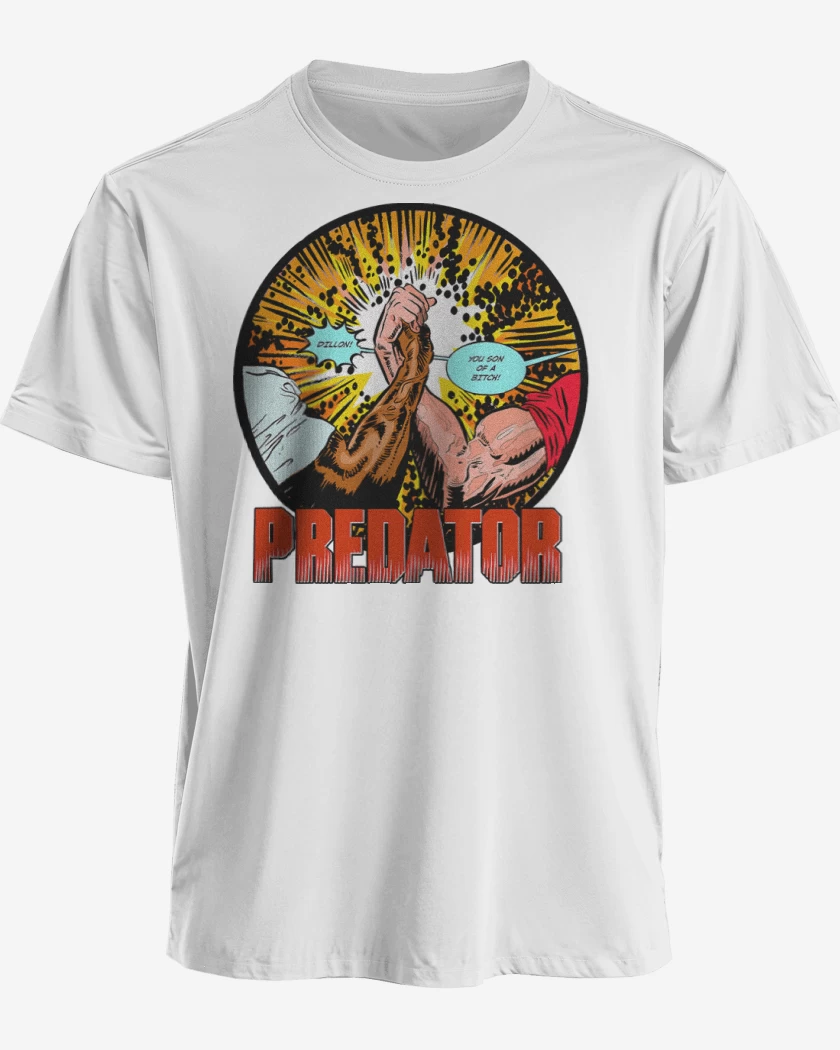 Polera premium Blanco de Dillon Predator