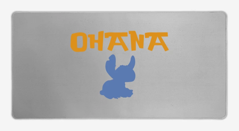 Mouse pad Gamer Gris Melange de Stitch