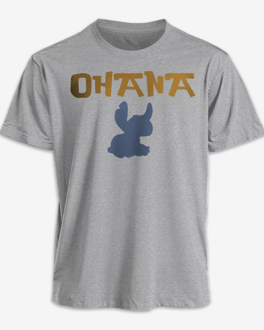 Polera Gris Melange de Stitch