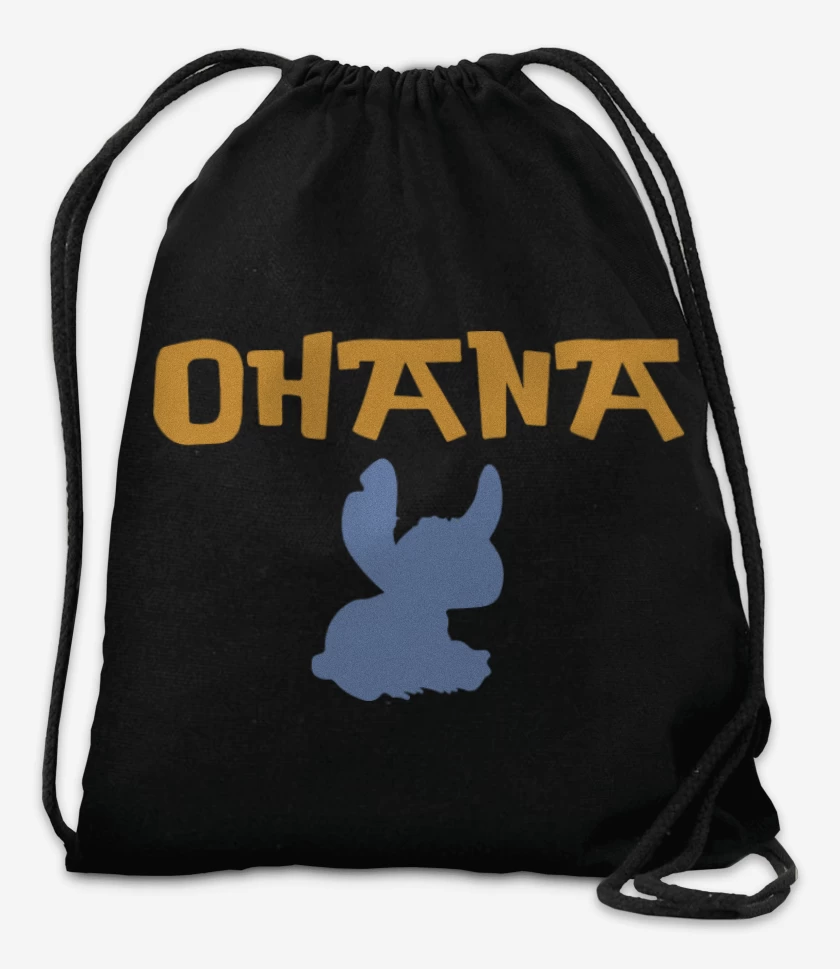 Mochila Negro de Stitch