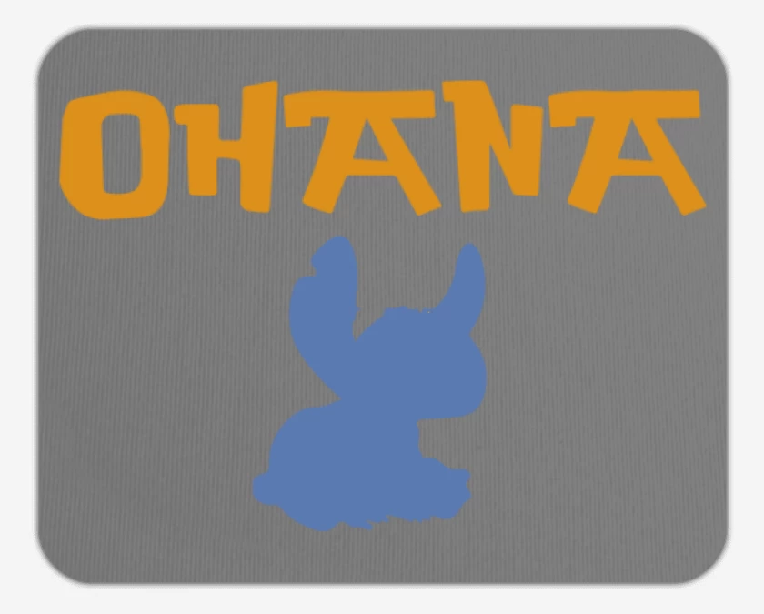 Mousepad Gris Melange de Stitch