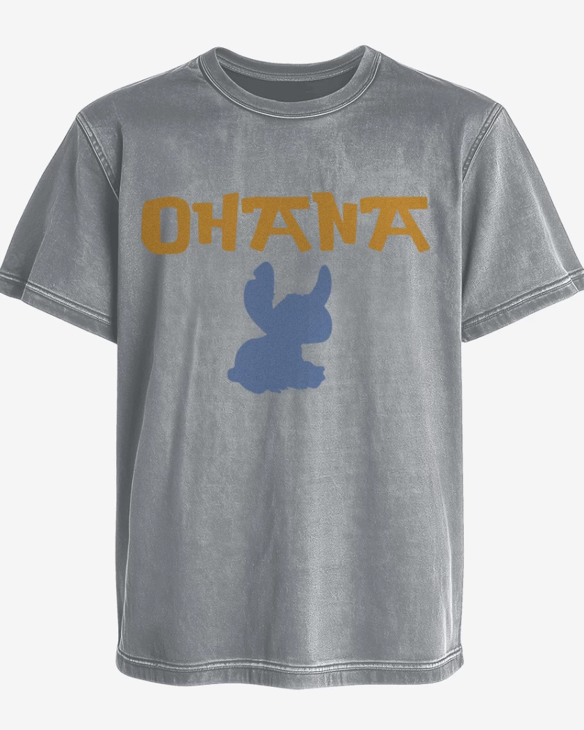 Polera desgastada Stitch