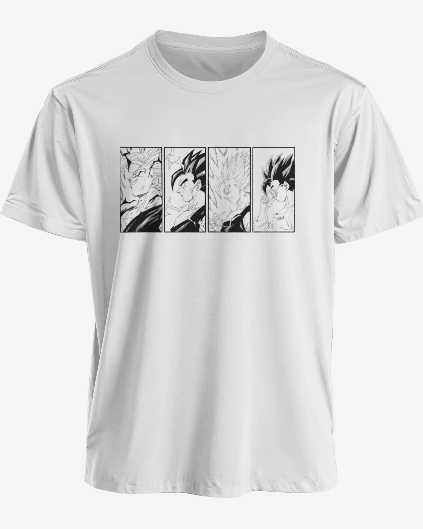 Polera premium Blanco de Gohan Evolution