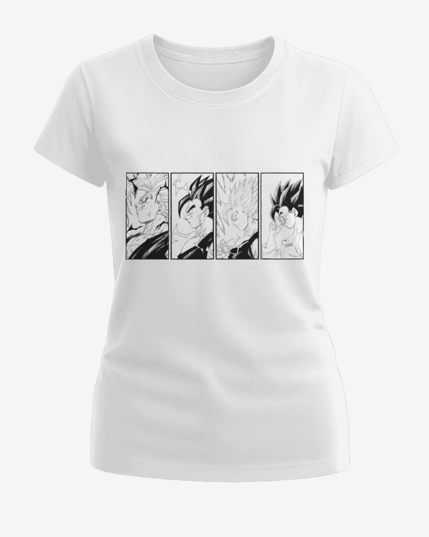 Polera de Mujer Blanco de Gohan Evolution
