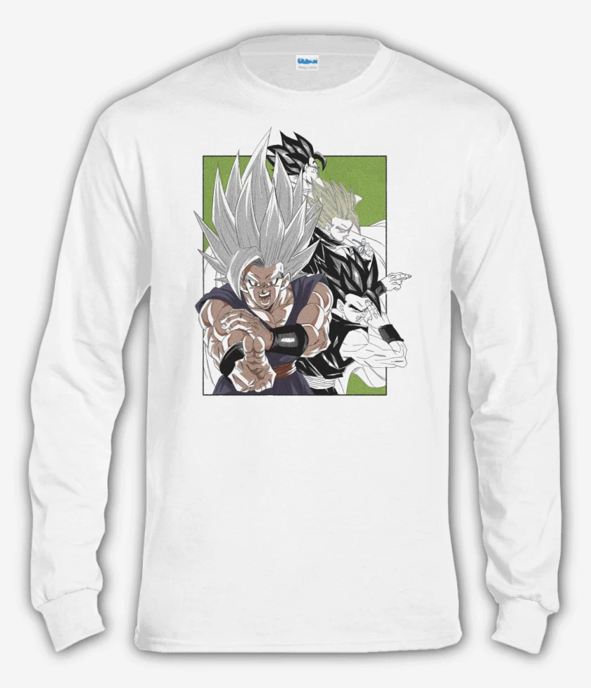 Polera manga larga Gohan SSJ Beast